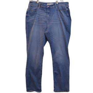 LEVI STRAUSS SIGNATURE Gold Totally Shaping Straight Jeans Men 22L - W36 x L34